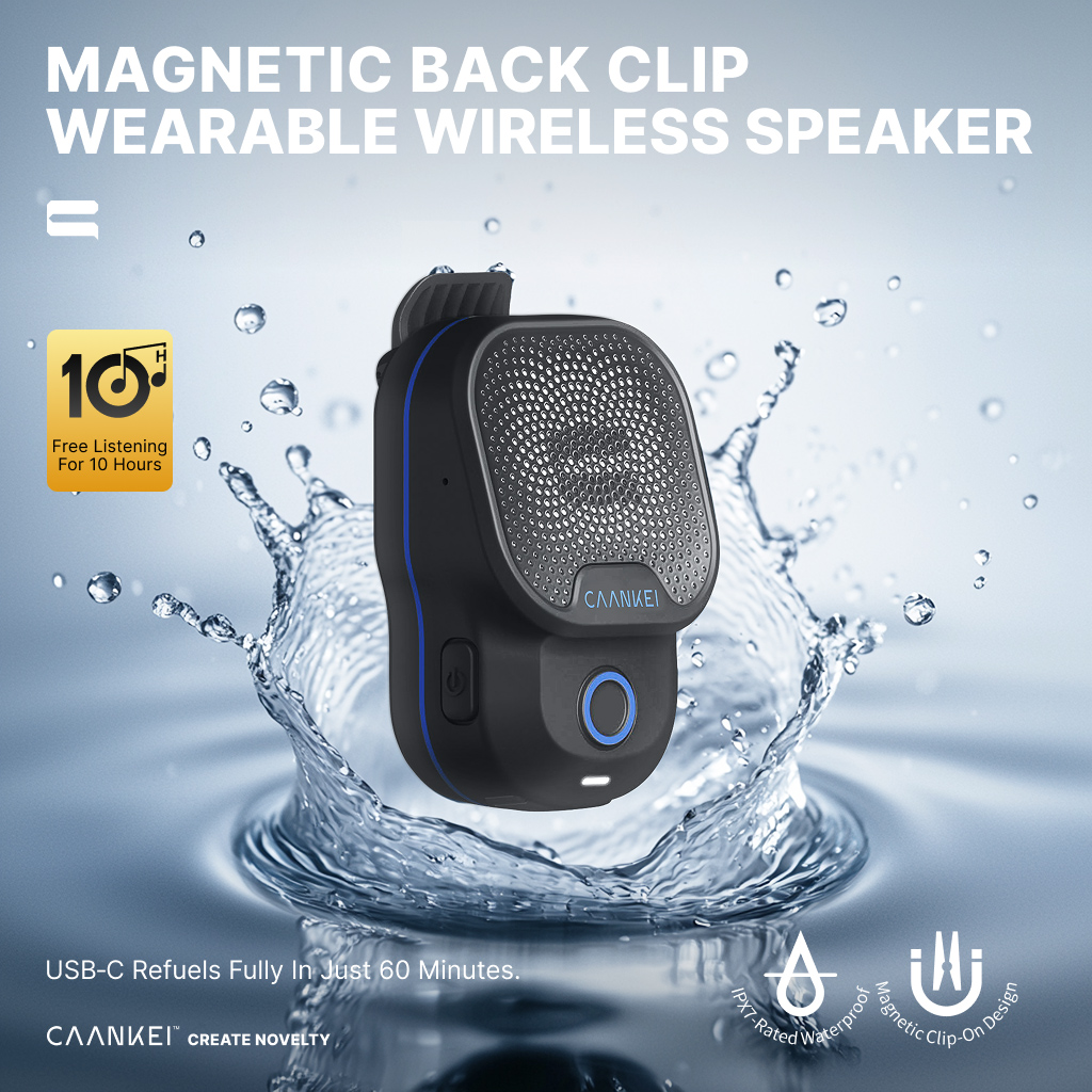 Portable Bluetooth Speaker Waterproof Ipx7 - Alto-falante bluetooth wearable ipx7 à prova