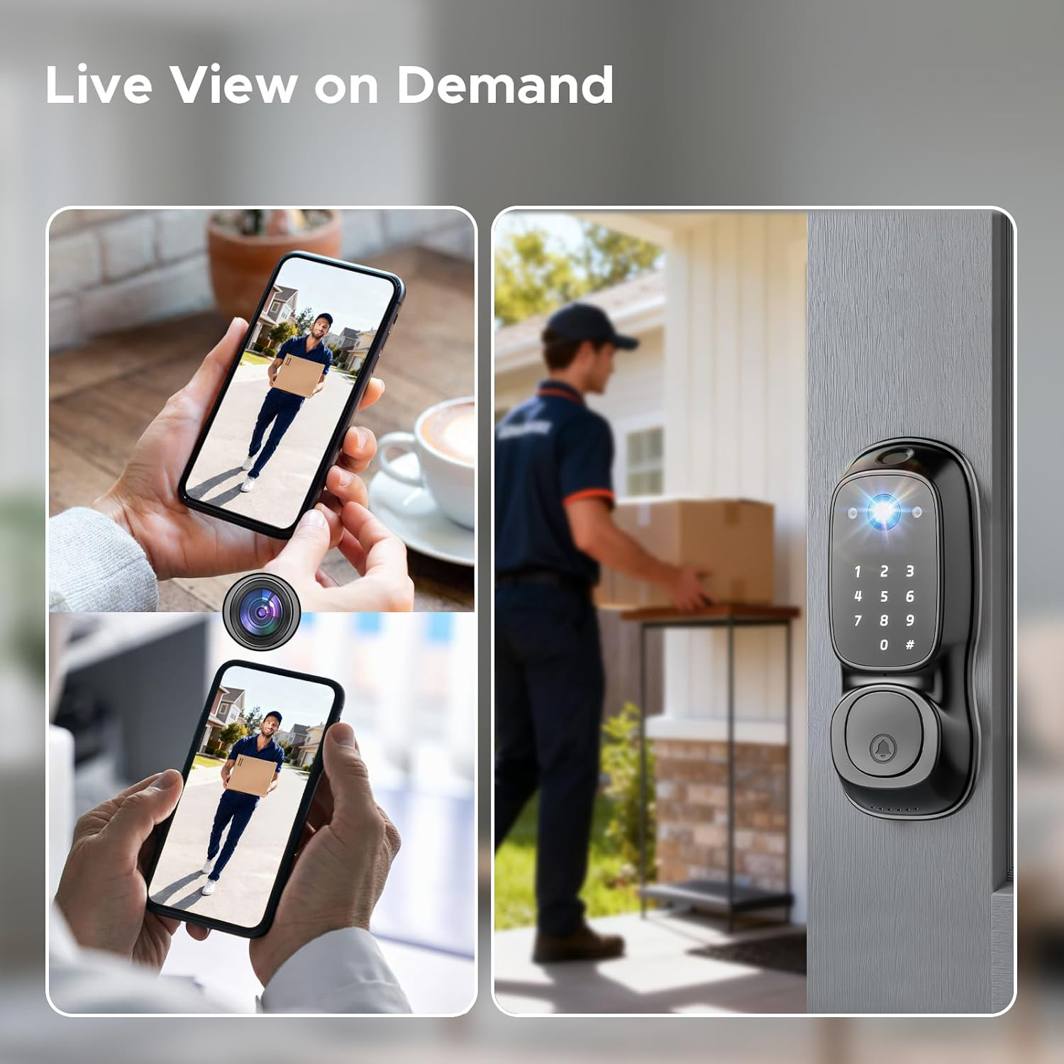 Fechadura de Porta Inteligente - Cameras avaliação e preço