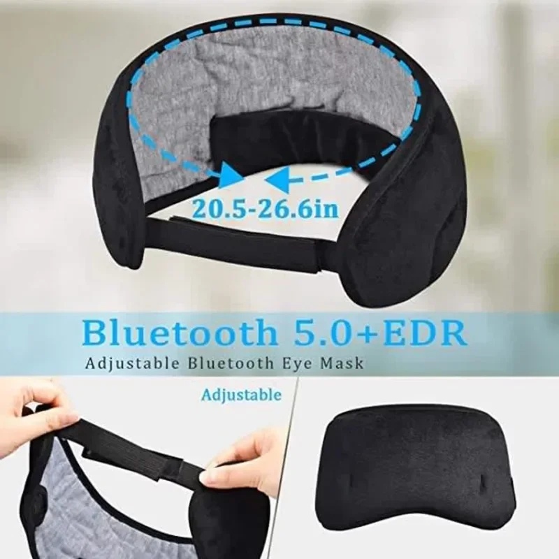 Máscara de Olhos 3D com Fones  - Sleep Mask Headphones Bluetooth avaliação e preço