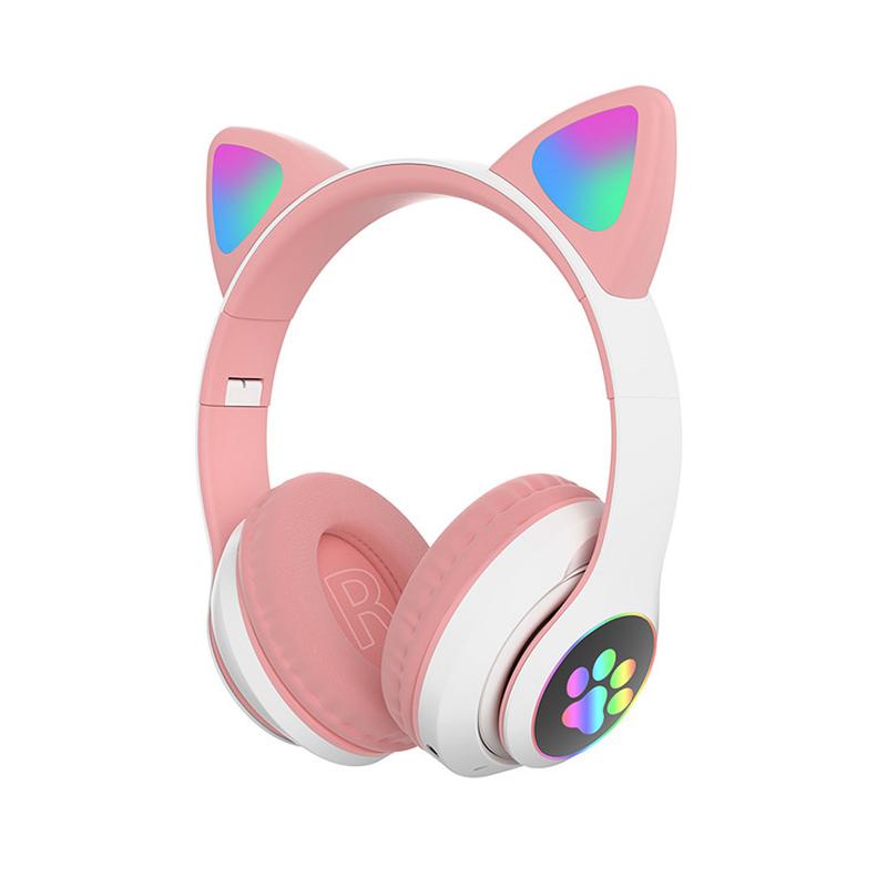 Fones de Ouvido Bluetooth Sem  - Cat Ear Bluetooth Headset Led avaliação e preço