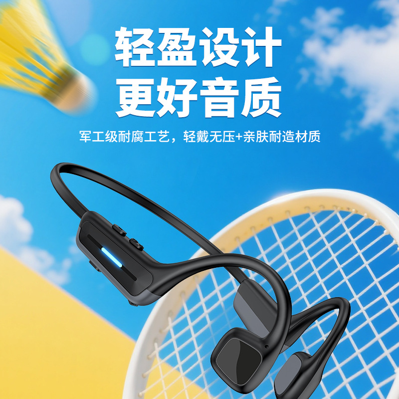 NOVO Fone de Ouvido Esportivo  - Bone Conduction Running Headphones avaliação e preço