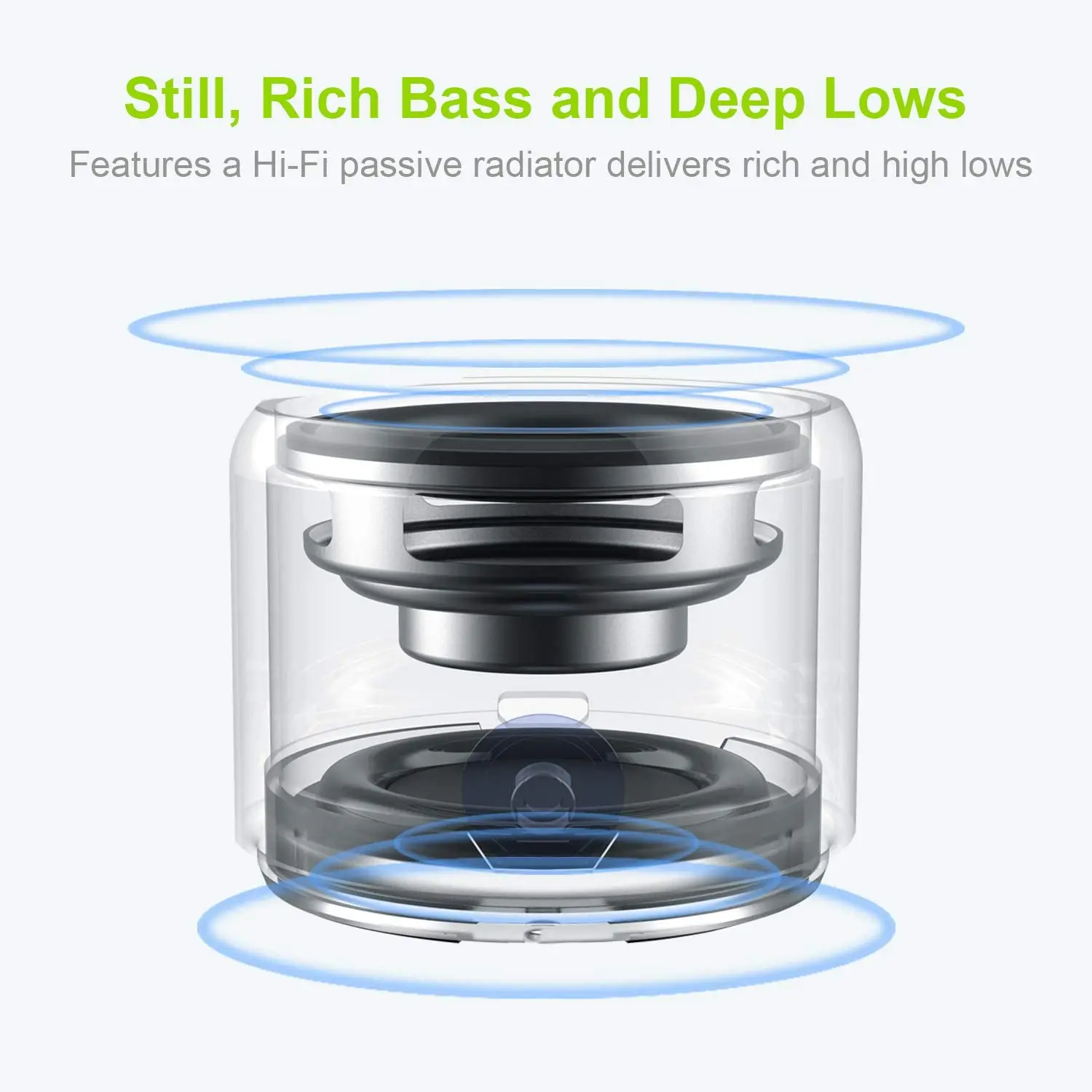 EWA A106 Pro Mini alto-falante - Portable Bluetooth Speaker Waterproof Ipx7 avaliação e preço