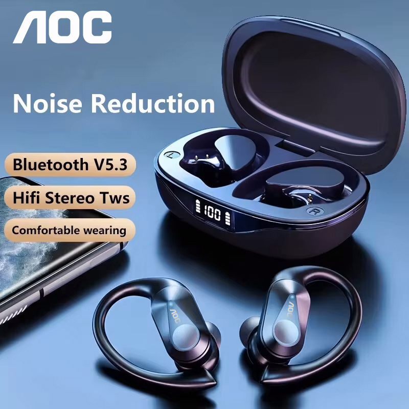 Fone de Ouvido Esportivo AOC S - Type C Wired Earphones With Mic avaliação e preço