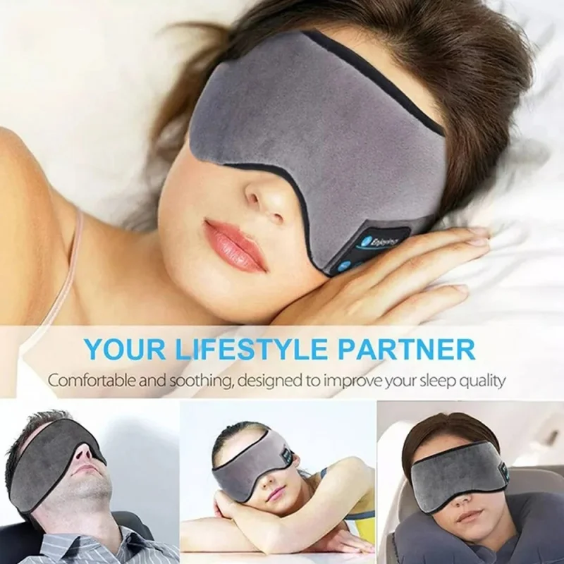 Faixa de Cabeça Sem Fio Blueto - Sleep Mask Headphones Bluetooth avaliação e preço
