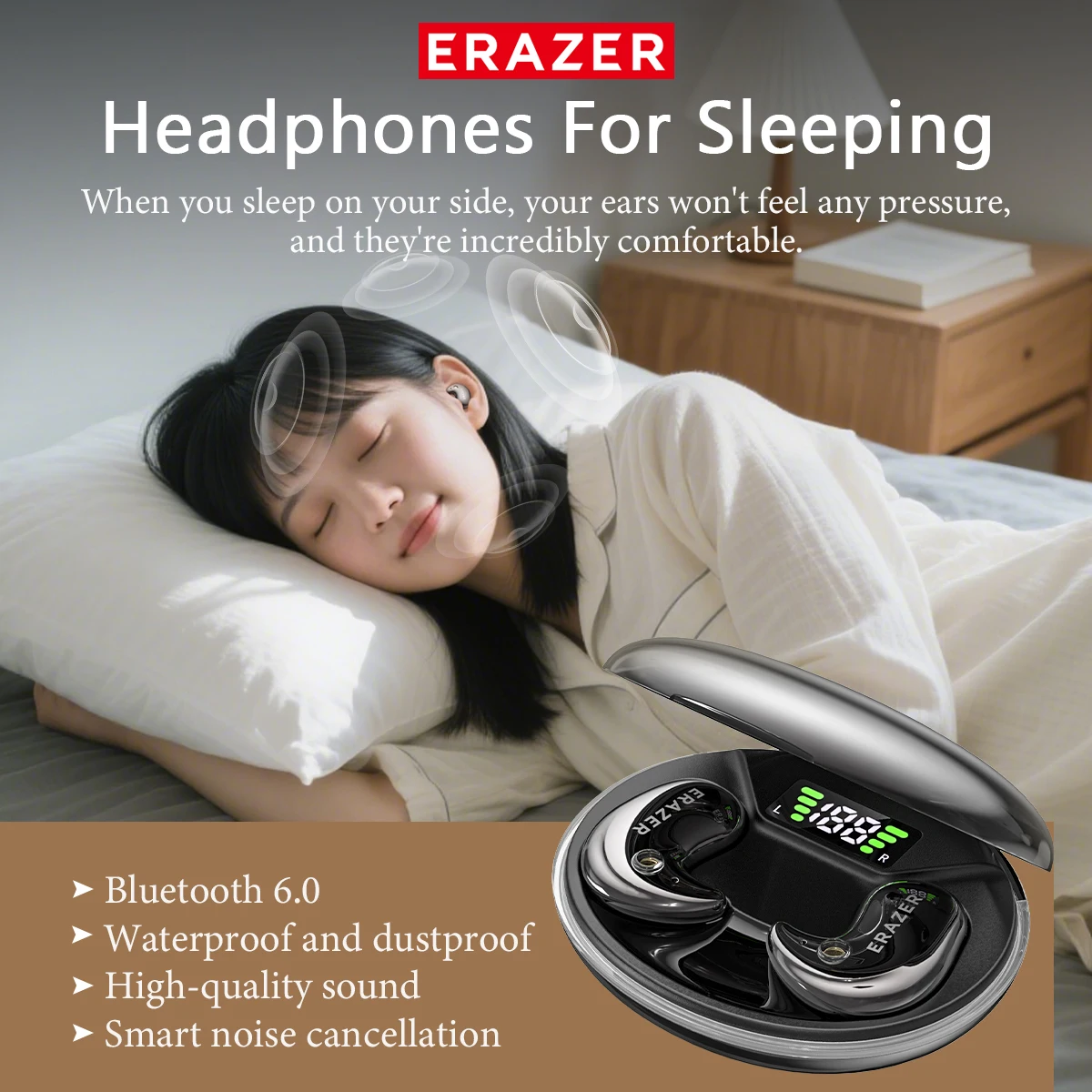 Fones de Ouvido Bluetooth Intr - Sleep Mask Headphones Bluetooth avaliação e preço