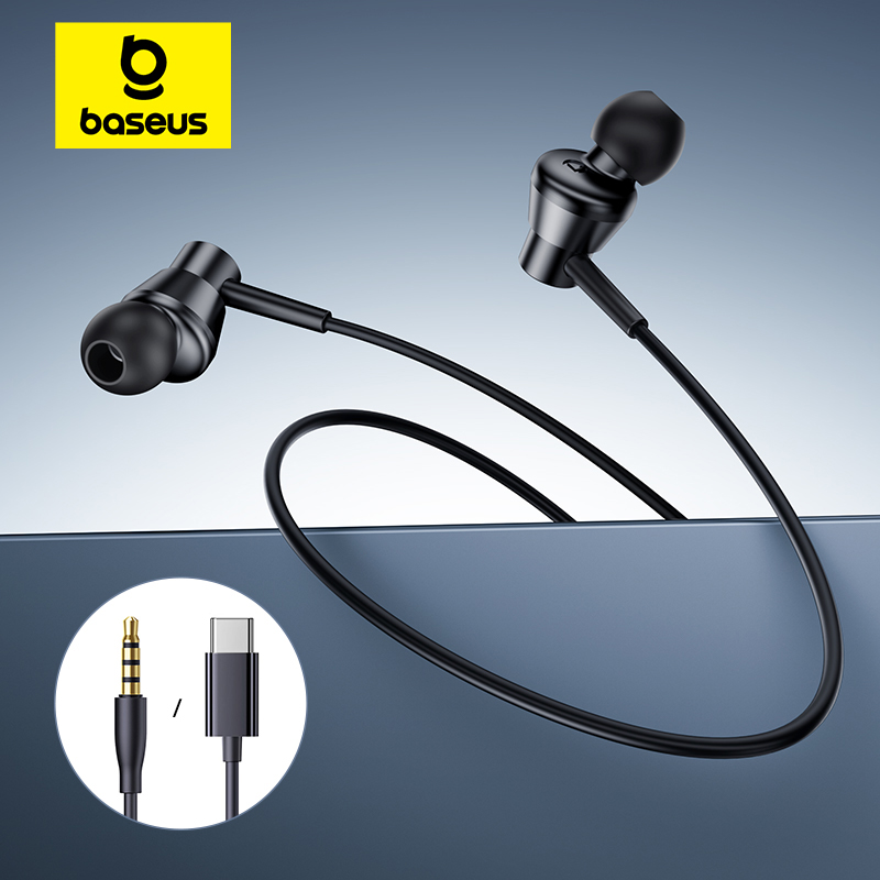 Baseus Encok CZ11/HZ11 Fones d - Type C Wired Earphones With Mic avaliação e preço