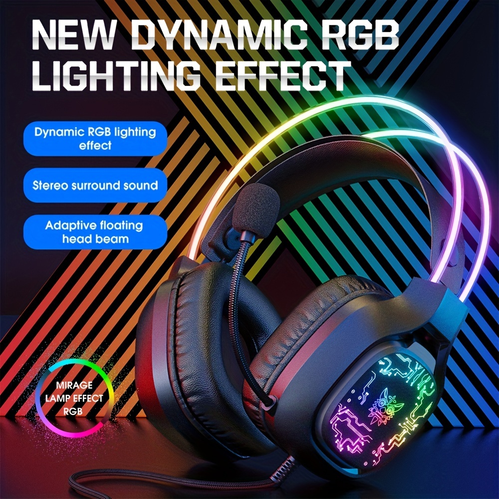 ONIKUMA X22 Gaming Headset RGB - Gaming Headset With Mic Rgb avaliação e preço