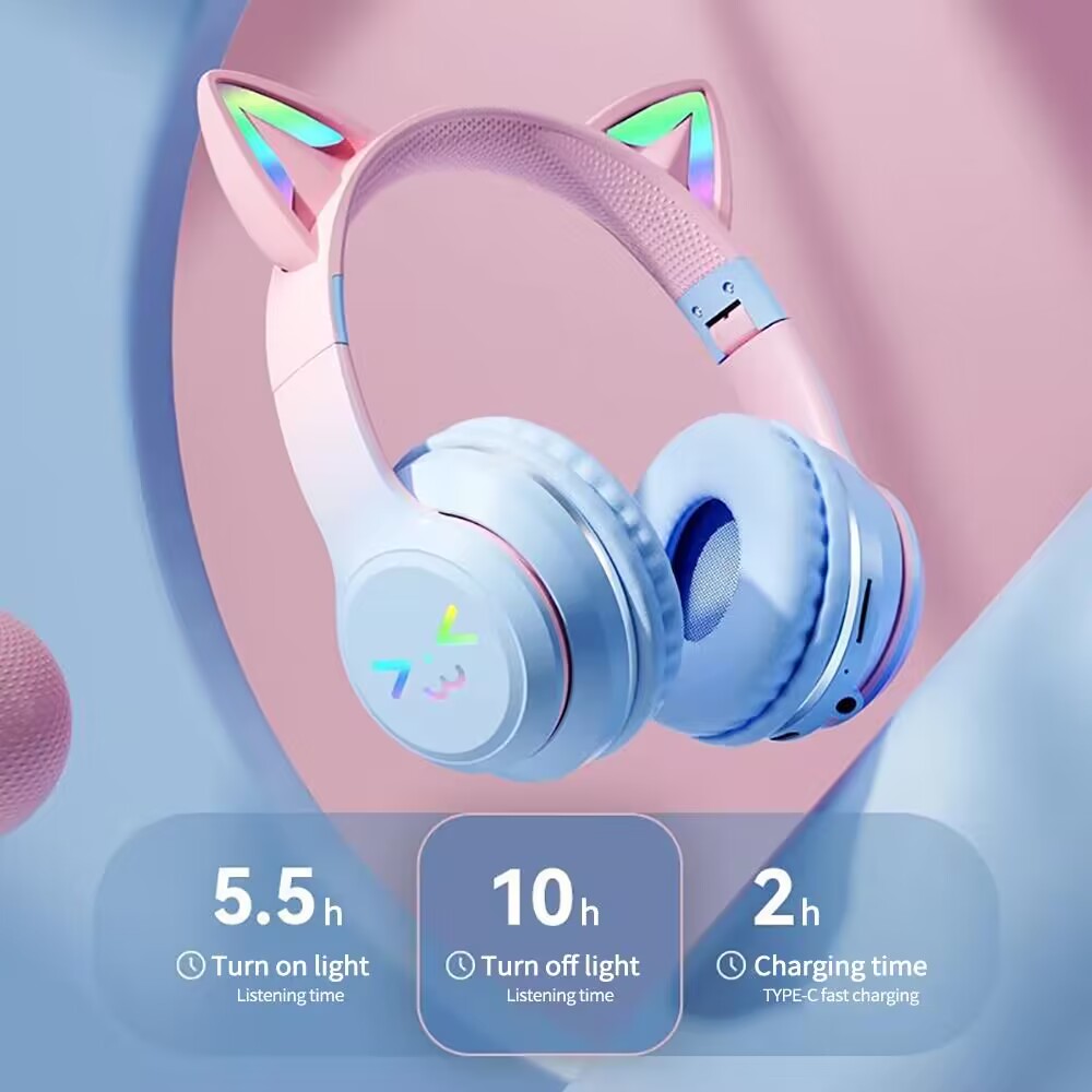 Rgb brilho fones de ouvido sem - Gaming Headset With Mic Rgb avaliação e preço