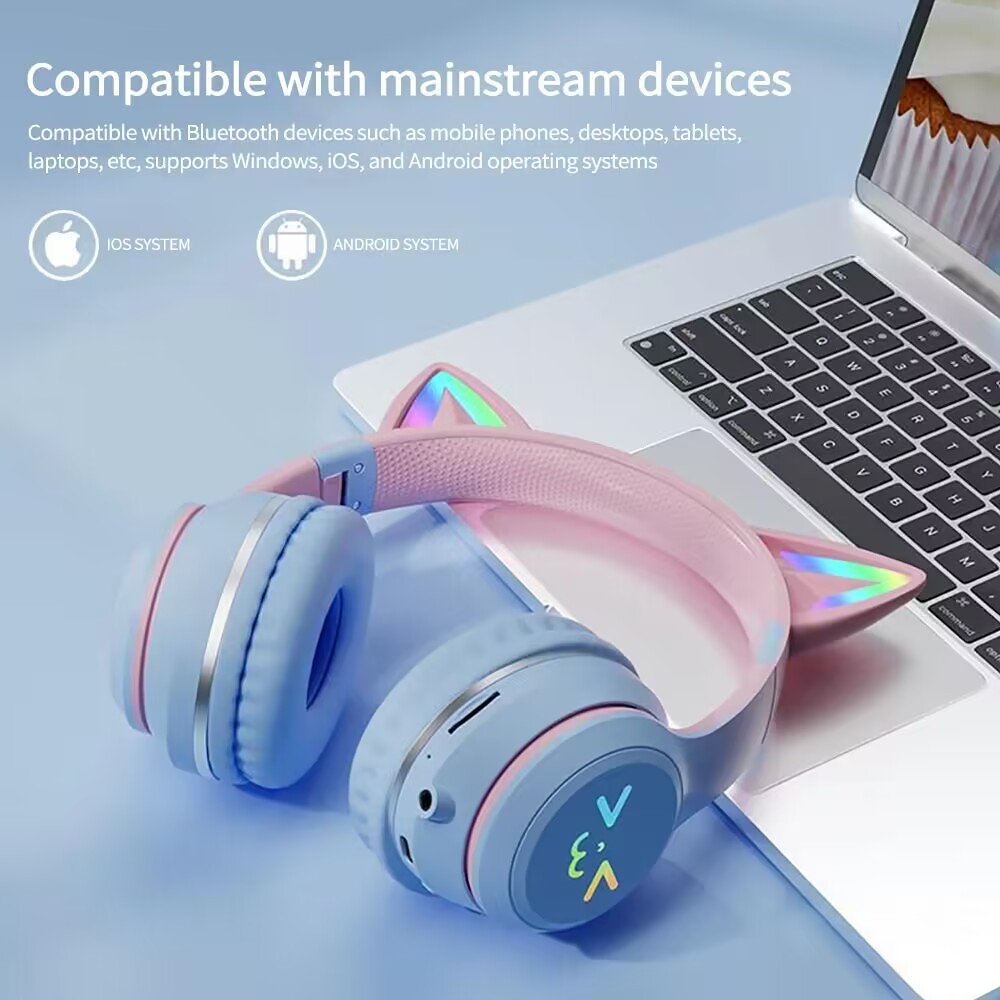 Rgb brilho fones de ouvido sem - Gaming Headset With Mic Rgb avaliação e preço