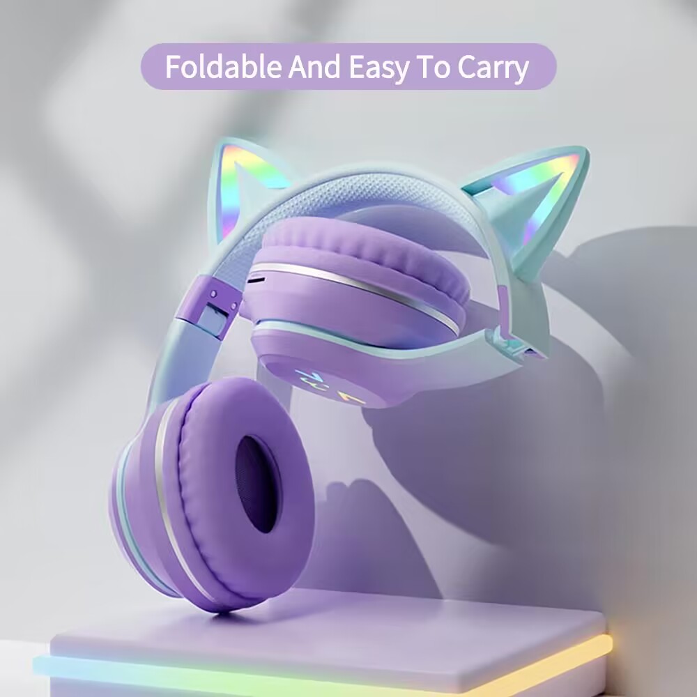 Rgb brilho fones de ouvido sem - Gaming Headset With Mic Rgb avaliação e preço