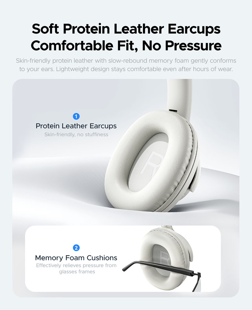 Fones de Ouvido Bluetooth ORIC - Anc Wireless Over Ear Headphones avaliação e preço