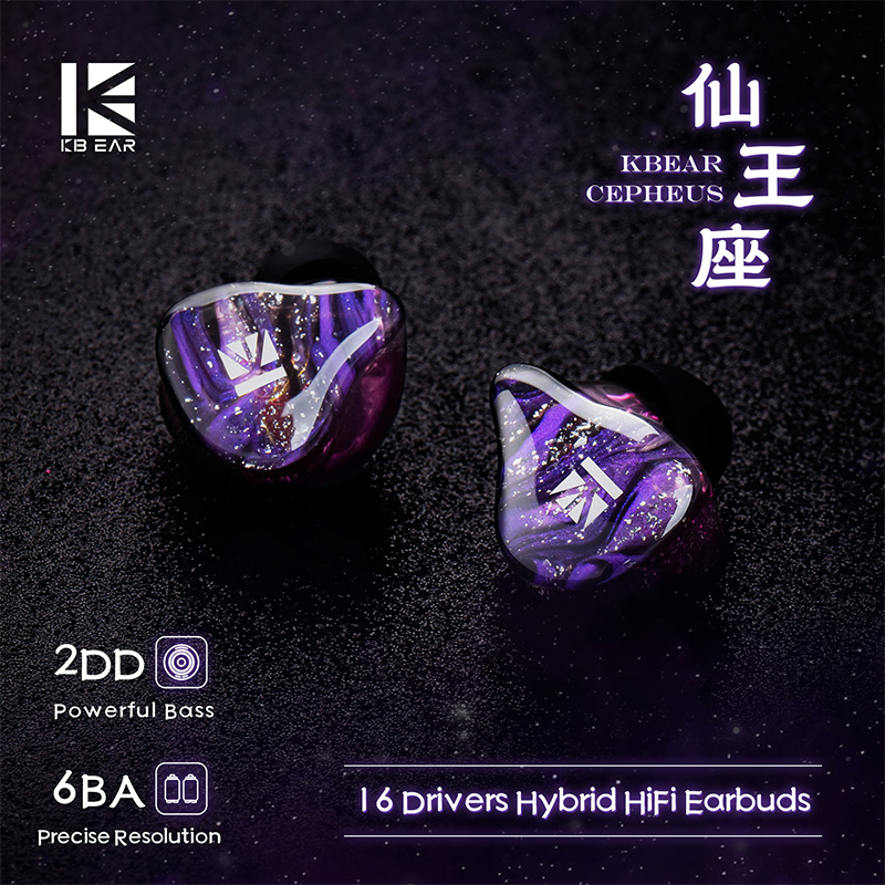 Kbear cepheus kb16 intra-auric - Planar Magnetic Iem Earphones avaliação e preço