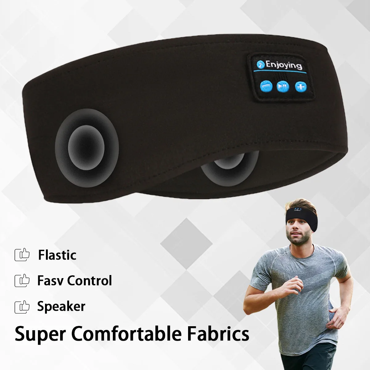 Fones de ouvido bluetooth espo - Sleep Mask Headphones Bluetooth avaliação e preço