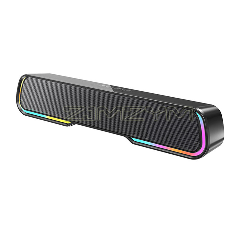 Caixa de Som Bluetooth com Luz - Rgb Computer Soundbar For Pc avaliação e preço